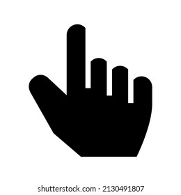 Pointing Icon Vector Symbol Design Illustration