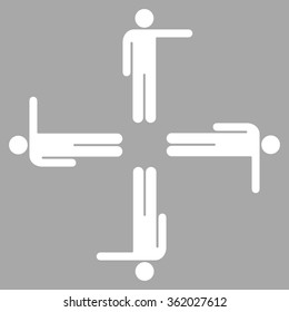 Pointing Men Icon