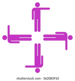 Pointing Men Icon