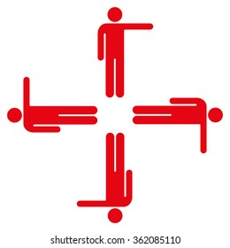 Pointing Men Icon