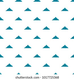Pointing mountain pattern seamless in flat style for any design