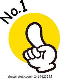 Pointing. point. icon. check. click. Number one.