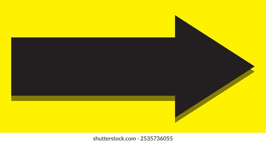  pointing right. Long, straight-line arrow icon in white. eps 10