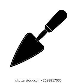 Vector de icono de paleta apuntando sobre fondo blanco