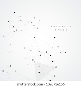 Points connected by straight lines into simple creative forms.