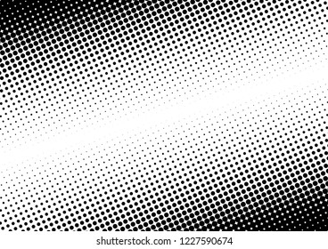 Points Dots Background. Abstract Distressed Overlay. Vintage Backdrop. Gradient Pop-art Pattern. Vector illustration