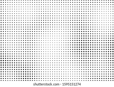 Points Dots Background. Abstract Pattern. Monochrome Texture. Black and White Overlay. Vector illustration