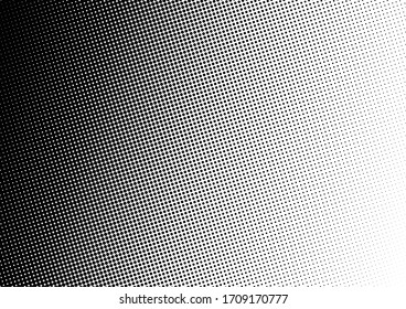 Points Dots Background. Fade Halftone Texture. Monochrome Pattern. Modern Distressed Overlay. Vector illustration