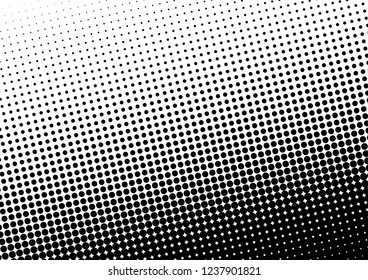 Points Dots Background. Fade Overlay. Modern Monochrome Texture. Gradient Pattern. Vector illustration
