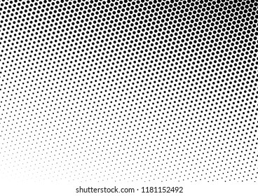 Points Dots Background. Halftone Backdrop. Monochrome Overlay. Vintage Black and White Pattern. Vector illustration