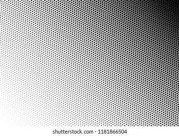 Points Dots Background. Modern Black and White Texture. Halftone Gradient Pattern. Grunge Vintage Backdrop. Vector illustration