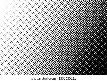 Points Dots Background. Modern Distressed Texture. Pop-art Pattern. Fade Monochrome Overlay. Vector illustration