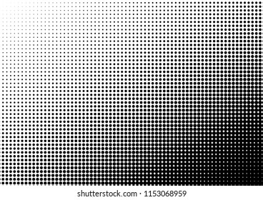 Points Dots Background. Monochrome Overlay. Abstract Pattern. Grunge Backdrop. Vector illustration
