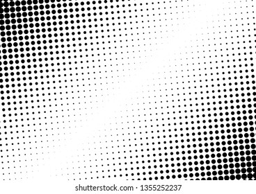 Points Dots Background. Vintage Modern Backdrop. Grunge Texture. Pop-art Fade Pattern. Vector illustration
