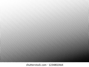 Points Dots Background. Vintage Overlay. Black and White Fade Backdrop. Monochrome Pattern. Vector illustration