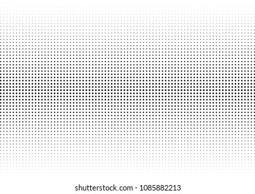 Points Dotted Halftone Background. Black and White Texture. Grunge Modern Pattern. Monochrome Overlay. Vector illustration