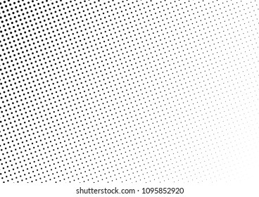 Points Dotted Halftone Background. Fade Monochrome Backdrop. Abstract Overlay. Grunge Gradient Pattern. Vector illustration