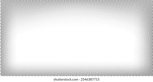 Points. Gradient texture. Grunge halftone grid background. White and black sand noise. Retro pixelated vector backdrop