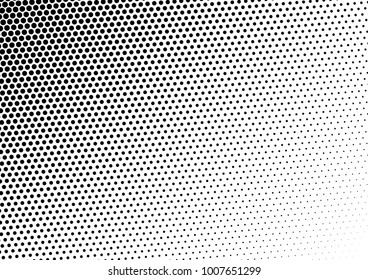 Points Halftone Background. Abstract Grunge Backdrop. Dotted Pattern. Distressed Overlay. Vector illustration