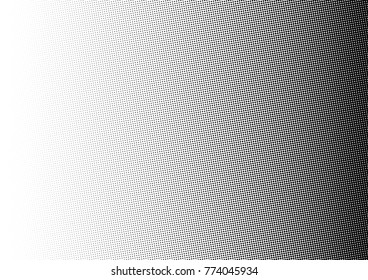 Points Halftone Background. Gradient Vintage Backdrop. Grunge Black and White Overlay. Distressed Pattern. Vector illustration