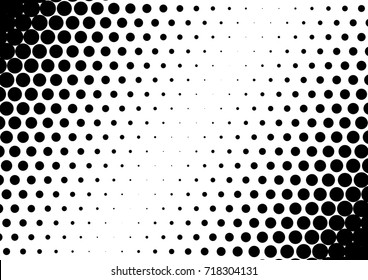Points Halftone Background. Grunge Dotted Texture. Pop-art Vintage Backdrop. Vector illustration