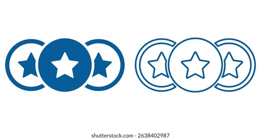 points icon set. Vector solid icons collection. Solid and line icon style. eps file. transparent background icon.
