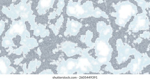 Points in noisy chaotic  texture. Abstract color dots on white background. 