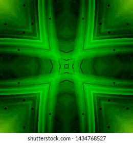 Points ornament, graphic drawing. Pattern green vintage style. Business concept. Festive greeting card. Abstract art background. Modern geometric pattern. Festive art backdrop. Creative vector element