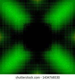 Points ornament, graphic drawing. Pattern green vintage style. Business concept. Festive greeting card. Abstract art background. Modern geometric pattern. Festive art backdrop. Creative vector element