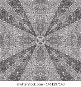 Points ornament, graphic drawing. Pattern grey vintage style. Grunge texture. Festive greeting card. Abstract art background. Modern geometric pattern. Festive art backdrop. Creative vector element