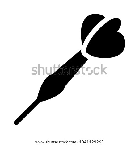 pointy darts arrow stock