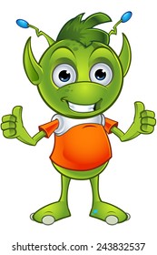 Pointy Eared Alien Character