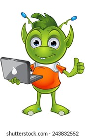 Pointy Eared Alien Character