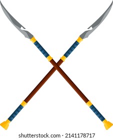 Lágrimas puntiagudas, ilustración, vector sobre un fondo blanco.