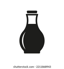 Poison Bottle Icon Design. Vector Illustration.