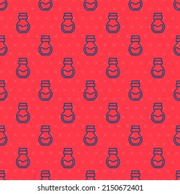 Poison in bottle icon isolated on white background. Bottle of poison or poisonous chemical toxin. Vector