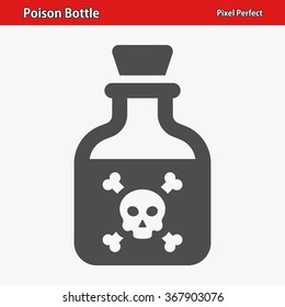 Poison Bottle Icon. Professional, pixel perfect icons optimized for both large and small resolutions. EPS 8 format.