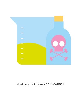 poison bottle test tube sample science