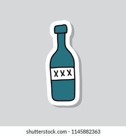 poison doodle sticker icon