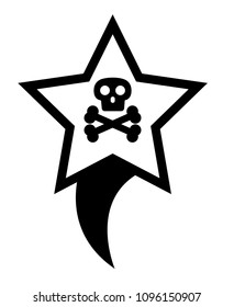 poison here. Map marker with skull symbol.