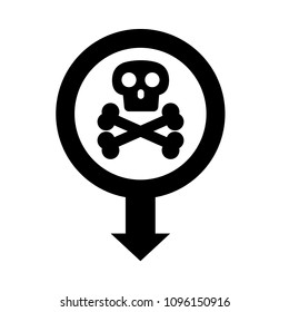poison here. Map marker with skull symbol.