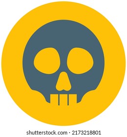 Poison with human skull logotype road sign