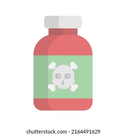 Poison icon design template vector illustration