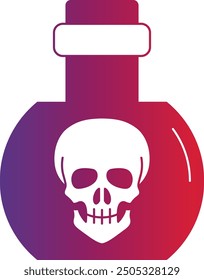 Poison Icon and Illustration for Halloween and Danger-Themed Designs