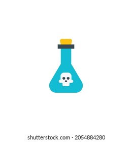 Poison Icon Isolated On White Background