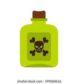 Poison icon isolated on white background vector illustration