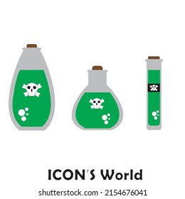 Poison icon. Vector illustration eps10.