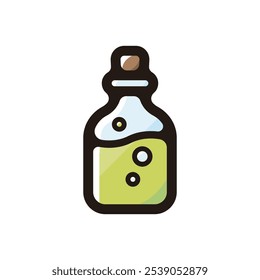 Poison outline icon for graphic design, apps and websites