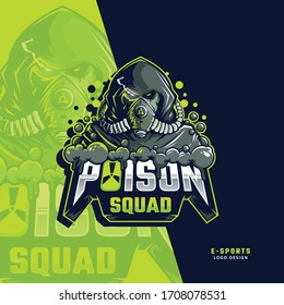 Poison squad esport logo templates