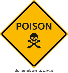 poison traffic sign